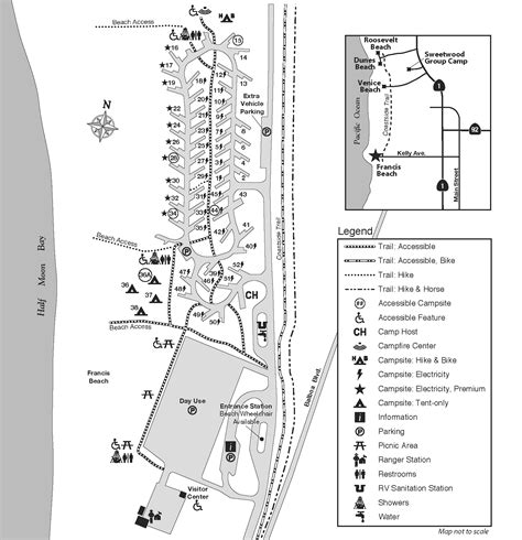 campsite electrical boxes half moon bay state par|half moon bay ca map.